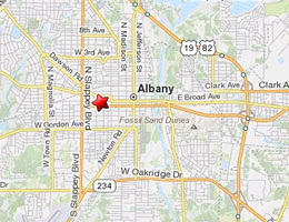 Tax Shop Map Albany, GA